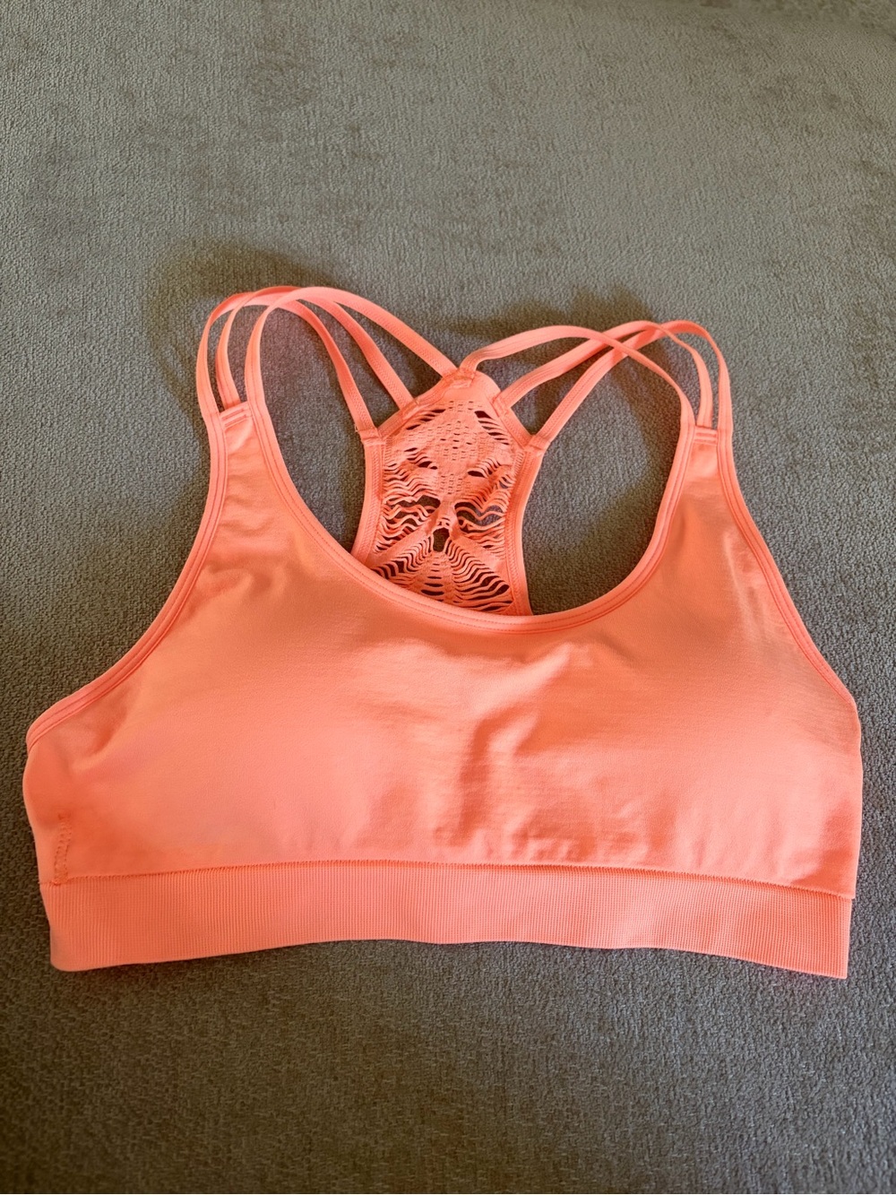 Xhilaration Peach/Coral Workout/Casual/Dressy Sports Bra/Top